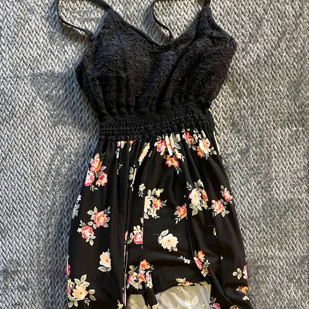 Floral romper dress size medium